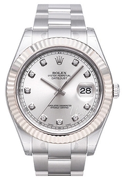 Rolex Datejust II Srebrny/Stal Ø41 mm 116334/7
