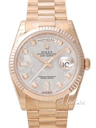 Rolex Day-Date Szary/18 karatowe różowe złoto Ø36 mm 118235F-0026