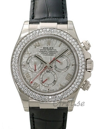 Rolex Daytona Szary/Skóra Ø40 mm 116589/2