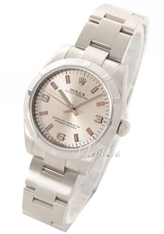 Rolex Oyster Perpetual Midsize Srebrny/Stal Ø31 mm 177210/1