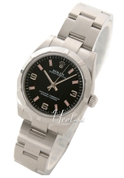 Rolex Oyster Perpetual Midsize Czarny/Stal Ø31 mm 177210/4