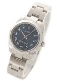 Rolex Oyster Perpetual Midsize Niebieski/Stal Ø26 mm 177210/7