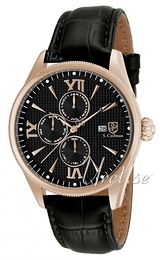 S.Coifman Dress Czarny/Skóra Ø43 mm SC0172