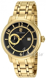 S.Coifman Dress Czarny/Stal w odcieniu złota Ø45 mm SC0197