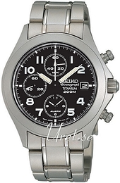 Seiko Chronograph Czarny/Tytan Ø43 mm SNA139