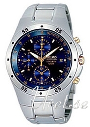 Seiko Chronograph Niebieski/Tytan Ø43 mm SND449P1
