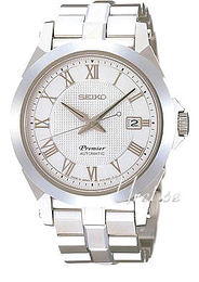 Seiko Premier Srebrny/Stal Ø42 mm SPB007J1