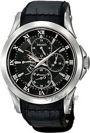 Seiko Premier Czarny/Skóra Ø40 mm SRL021P1