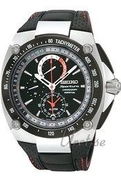 Seiko Sportura Czarny/Skóra Ø44 mm SPC047P2