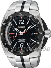 Seiko Sportura Czarny/Stal Ø42 mm SRG005P1