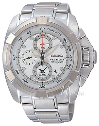 Seiko Velatura Biały/Stal Ø43 mm SNAA89P1