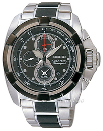 Seiko Velatura Czarny/Stal Ø43 mm SNAA93P1