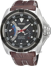 Seiko Velatura Czarny/Skóra Ø43 mm SRH011P1