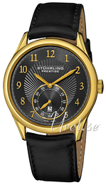 Stührling Original Prestige Prestige Czarny/Skóra Ø42 mm 171B3.33351