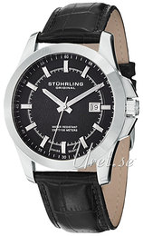 Stührling Original Symphony Ascot Czarny/Skóra Ø42 mm 236L.02