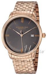 Stührling Original Prestige Prestige Szary/Stal w kolorze różowego złota Ø39 mm 307B.334469