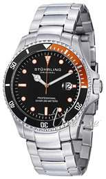 Stührling Original Aquadiver Regatta Czarny/Stal Ø42 mm 326B.331157