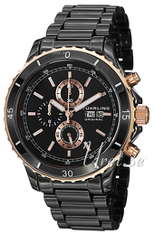 Stührling Original Aquadiver Admiral Czarny/Czeramiczna Ø45 mm 403.33OB41