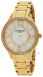 Stührling Original Vogue Chic Biały/Stal w odcieniu złota Ø36 mm 559.04
