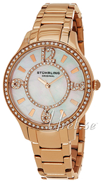 Stührling Original Vogue Chic Biały/Stal w kolorze różowego złota Ø36 mm 559.05
