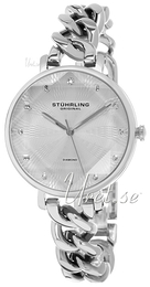 Stührling Original Vogue Vogue Srebrny/Stal Ø38 mm 596.01