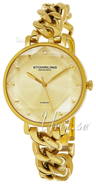 Stührling Original Vogue Vogue Szampański/Stal w odcieniu złota Ø38 mm 596.04