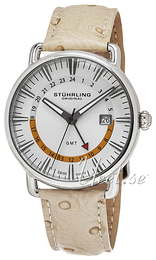 Stührling Original Symphony Cuvette Srebrny/Skóra Ø42 mm 791.01