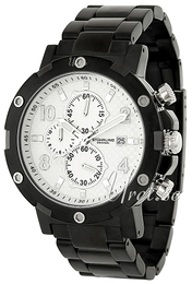 Stührling Original Monaco Concorso Biały/Stal Ø44 mm 809.33592