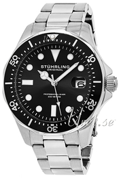 Stührling Original Aquadiver Regatta Czarny/Stal Ø42 mm 824.01