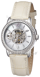 Stührling Original Legacy Delphi Srebrny/Skóra Ø34 mm 856.01