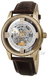 Stührling Original Legacy Winchester Srebrny/Skóra Ø42 mm 877.04