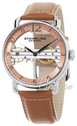 Stührling Original Legacy Różowe złoto/Skóra Ø42 mm 976.02