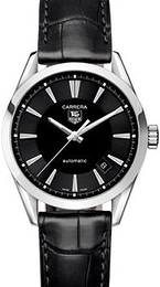 TAG Heuer Carrera 36mm Czarny/Skóra Ø36 mm WV2213.FC6263