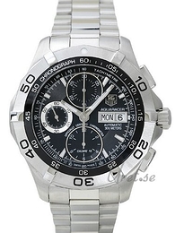 TAG Heuer Aquaracer Calibre 16 Day Date Chronometer Automatic Chronograph Czarny/Stal Ø43 mm CAF5010.BA0815
