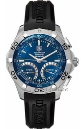 TAG Heuer Aquaracer Chronograph Niebieski/Guma Ø41 mm CAF7012.FT8011