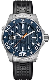 TAG Heuer Aquaracer Niebieski/Guma Ø43 mm WAJ1112.FT6015