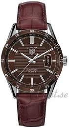 TAG Heuer Carrera Brązowy/Skóra Ø39 mm WV211N.FC6181