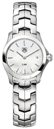 TAG Heuer Link Damklockor Biały/Stal Ø24 mm WJF1310.BA0572