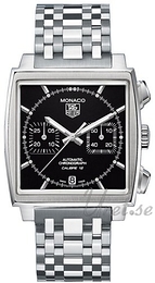 TAG Heuer Monaco Czarny/Stal 39x39 mm CAW2110.BA0780
