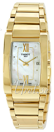 Tissot T-Lady Biały/Stal w odcieniu złota T105.309.33.116.00