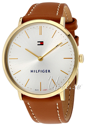 Tommy Hilfiger Ultra Slim Biały/Skóra Ø40 mm 1781688