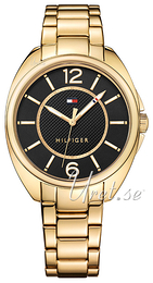Tommy Hilfiger Charlie Czarny/Stal w odcieniu złota Ø38.3 mm 1781695