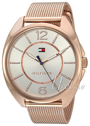 Tommy Hilfiger Charlie Srebrny/Stal w kolorze różowego złota Ø38 mm 1781697