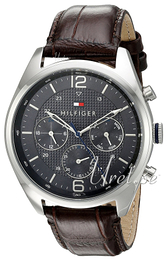 Tommy Hilfiger Corbin Szary/Skóra Ø44 mm 1791184