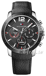 Tommy Hilfiger Holden Czarny/Skóra Ø44 mm 1791268