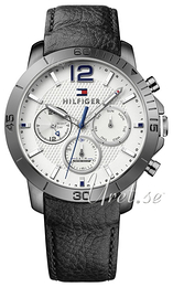 Tommy Hilfiger Holden Biały/Skóra Ø44 mm 1791271