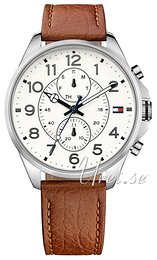 Tommy Hilfiger Dean Biały/Skóra Ø46.5 mm 1791274