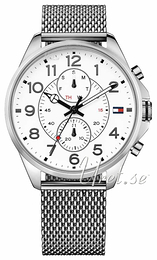 Tommy Hilfiger Dean Biały/Stal Ø48 mm 1791277