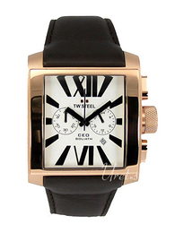 TW Steel Ceo Goliath Biały/Skóra Ø42 mm CE3009