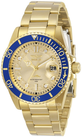 gold invicta grand diver